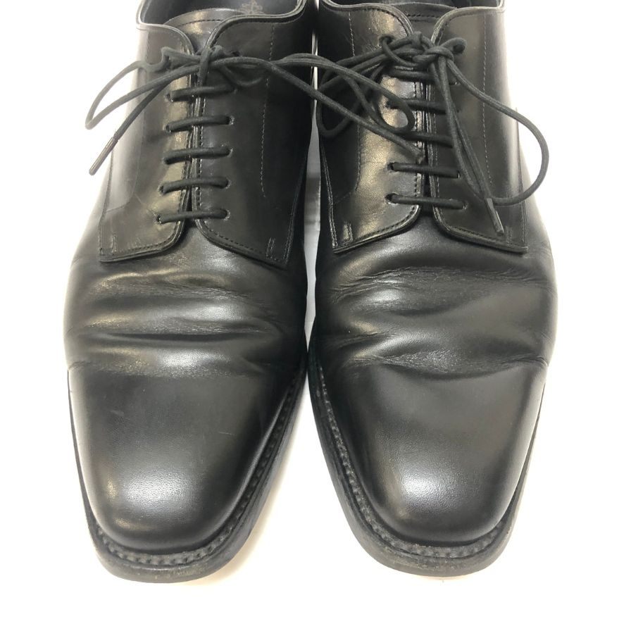 シェットランドフォックス レザーシューズ ストレートチップ ダイナイトソール メンズ サイズ6.5 ブラック SHETLAND FOX 約24.5cm【AFD14】