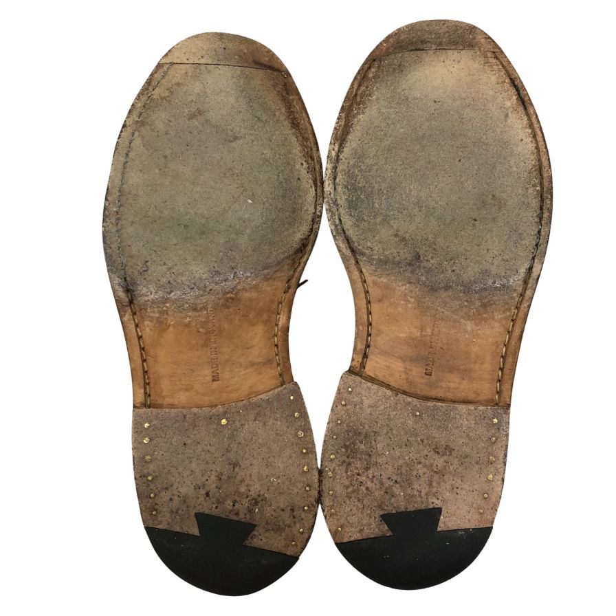 トリッカーズ レザーシューズ ウイングチップ バートン M5633 メンズ サイズ7.5 エイコンアンティーク Tricker’s BOURTON ビジネスシューズ 約26.0cm【LA】【中古】