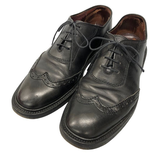 ローグ×ミハラヤスヒロ レザーシューズ ウイングチップ メンズ サイズ8.5F ブラック Loake×MIHARA YASUHIRO 約27.0cm【AFD13】