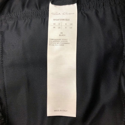 リックオウエンス 20FW ジョガーパンツ レザー ブラック レディース サイズ40 RP20F2306-QLX Rick Owens 【AFB34】