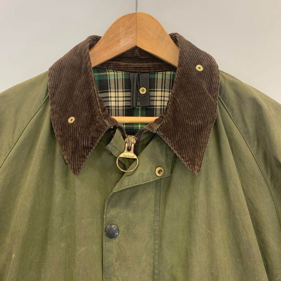 中古◆バブアー コート GAMEFAIR オイルドジャケット ハンチングジャケット メンズ サイズC40 カーキ系 Barbour 【AFA18】