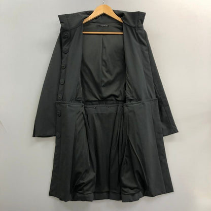 中古◆フォクシーニューヨーク レイニーコート 26697 ポリエステル ボタン グレー サイズ38 FOXEY NEWYORK 【AFB34】