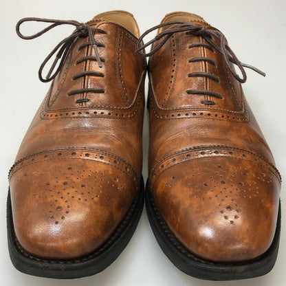 スコッチグレイン シャインオアレインIII 2720 BR 24.0 3E セミブローグ キャップトゥ ブラウン SCOTCH GRAIN SHINE OR RAIN 約24.0cm【AFD5】