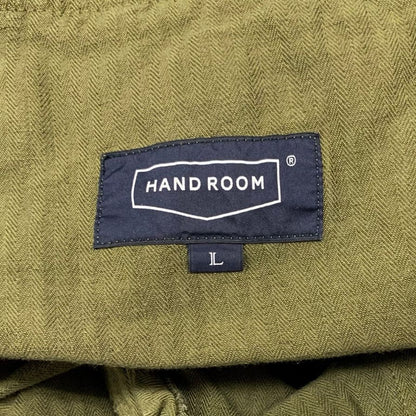 ハンドルーム ミリタリーパンツ 4ポケットパンツ オリーブ サイズL メンズ HANDROOM 【AFB2】