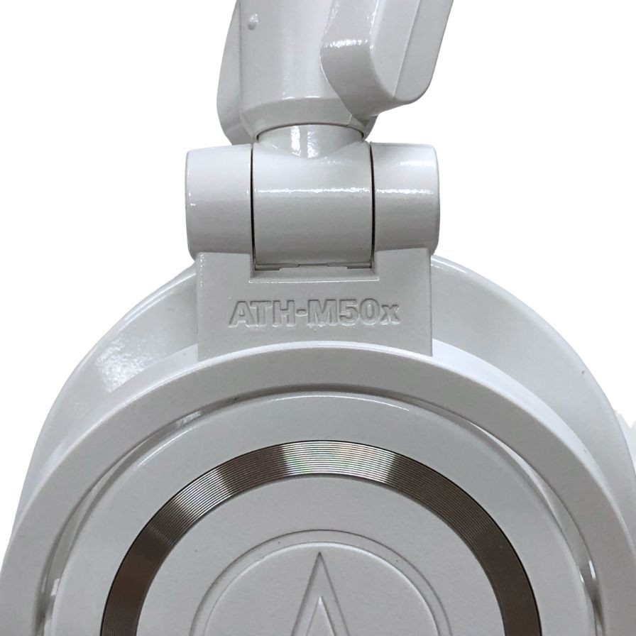 オーディオテクニカ ヘッドホン ATH-M50x ユニセックス ホワイト audio-technica【AFI28】【中古】