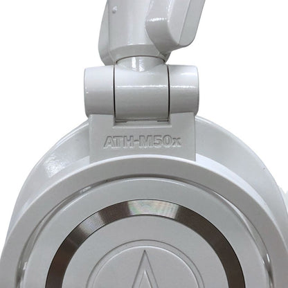 オーディオテクニカ ヘッドホン ATH-M50x ユニセックス ホワイト audio-technica【AFI28】【中古】