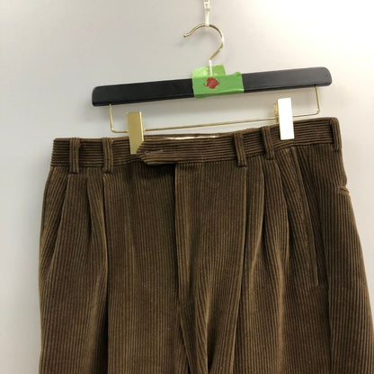 エルメネジルド ゼニア パンツ コーデュロイ soft ブラウン サイズ48 メンズ Ermenegildo Zegna 【AFB20】