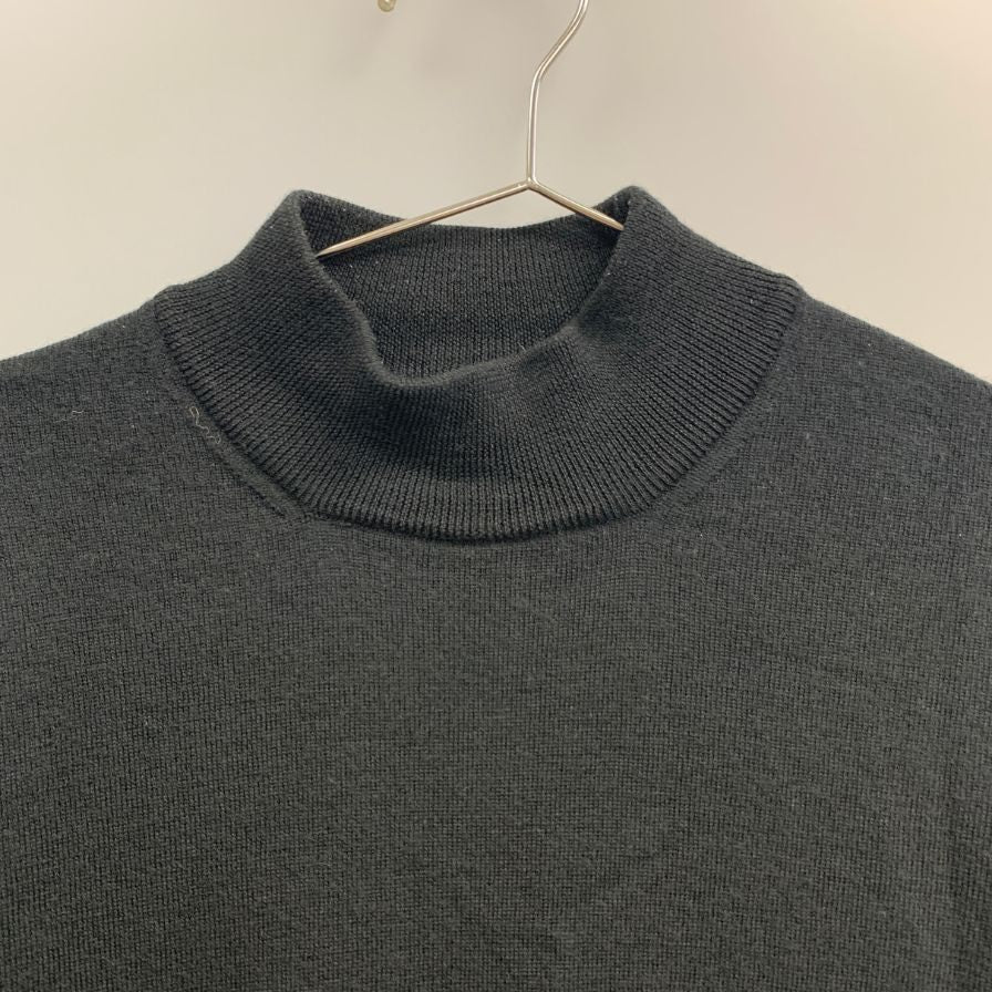 中古◆グランサッソ ウール ニット ブラック メンズ サイズ52 GRAN SASSO 【AFB11】