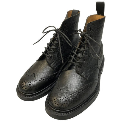 トリッカーズ ストウ  S634 メンズ ブラック サイズ 7ハーフ  Tricker's ブーツ 約26.5cm【LA】【中古】