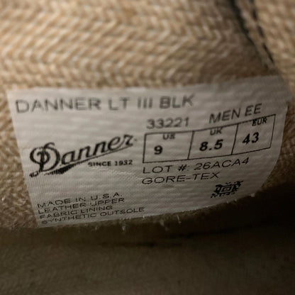 ダナー ライト ゴアテックス ブーツ 33221 ブラック メンズ 9 DANNER LIGHT 約27.0cm【AFC34】