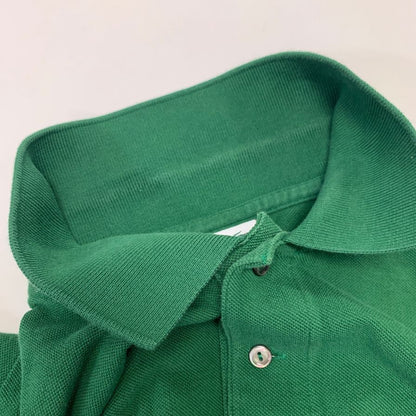 美品◆ラコステ クラシックフィット 長袖ポロシャツ メンズ サイズ USL グリーン LACOSTE 【AFB9】