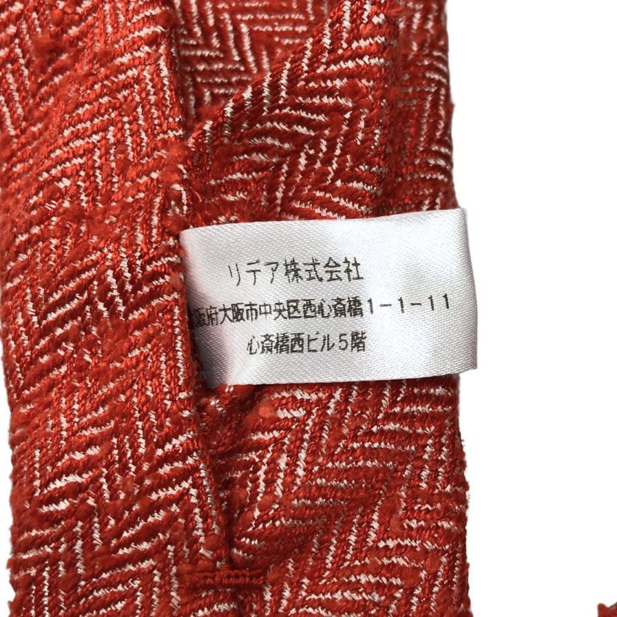 キートン ネクタイ セッテピエゲ 7つ折り 赤系 メンズ KITON【AFI18】