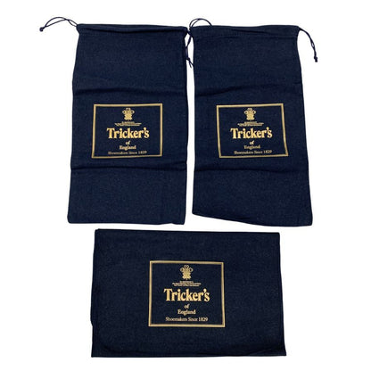 トリッカーズ レースアップシューズ モンキーシューズ L6474 ローカット ブラック メンズ サイズ6 Tricker’s ビジネスシューズ 約24.0cm【LA】【中古】