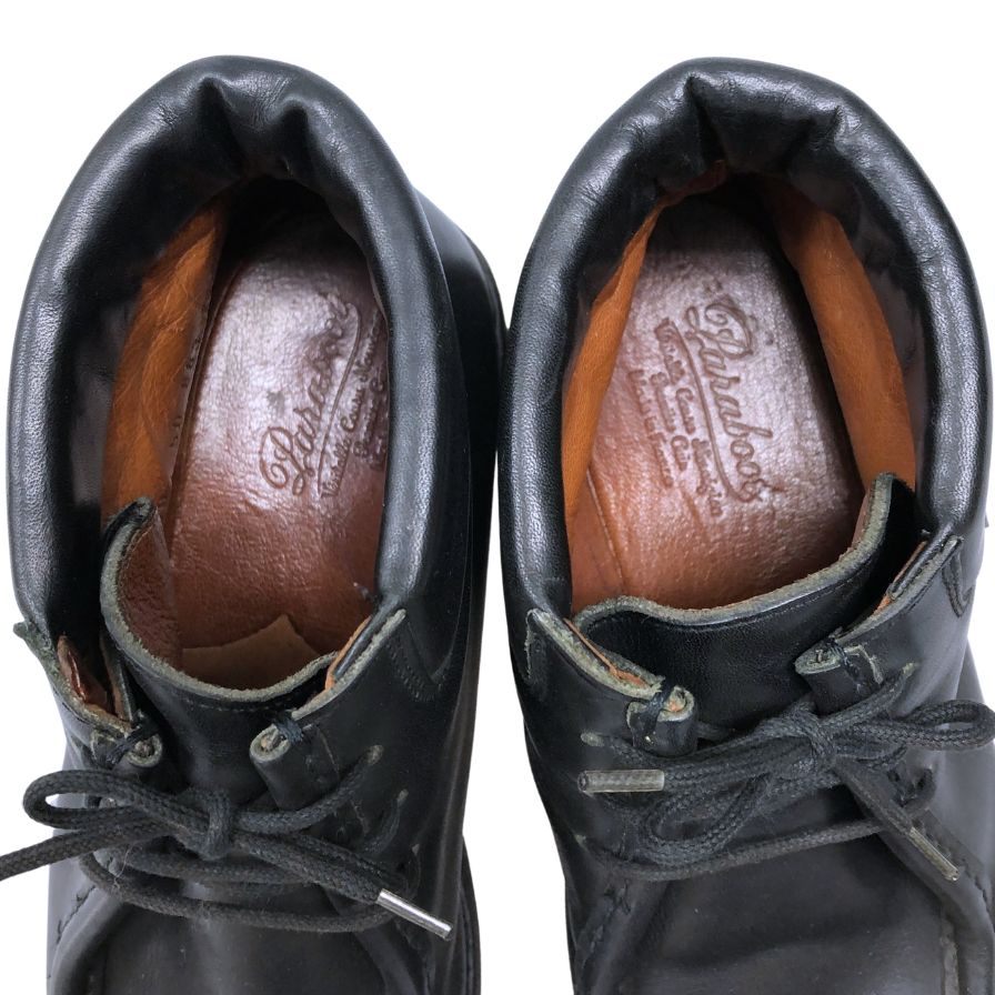 パラブーツ レザーシューズ ショートブーツ MILLY ミリー ブラック サイズ40 Paraboot ブーツ 約25.0cm【LA】【中古】