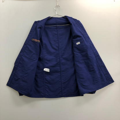 美品◆アナトミカ ル メートル ド トゥース コットン リファー シングル ジャケット メンズ サイズ 48  ネイビー ANATOMICA LE MAÎTRE DE TOUS 【AFF23】