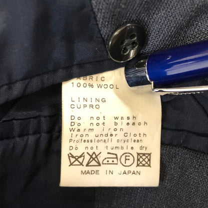 美品◆リングヂャケット 3B ジャケット 春夏用 ウール メンズ サイズ44 ネイビー RING JACKET 【AFA10】