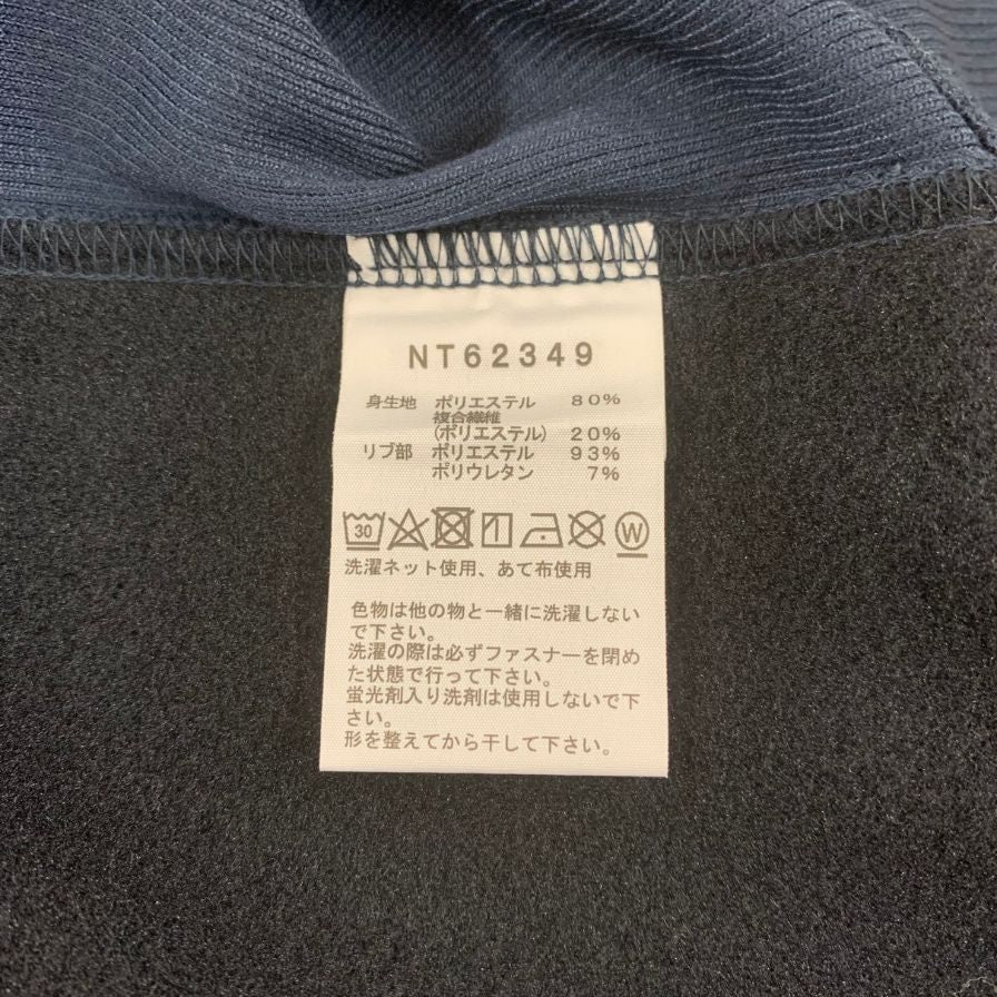 新品同様◆ザ ノースフェイス ジップアップパーカー SQUARE LOGO FULLZIP NT62349 アーバンネイビー サイズXXL THE NORTH FACE 【AFA24】