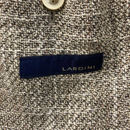 中古◆ラルディーニ 3B テーラードジャケット ブラウン系メンズ サイズ48 LARDINI 【AFB26】