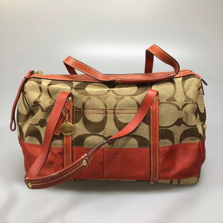 コーチ ショルダーバッグ シグネチャー キャンバス×レザー D0726-11102 COACH【AFE5】