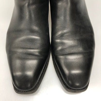 宮城興業 銀座田屋オーダー サイドゴアブーツ カーフ ブラック  サイズUK10想定 MIYAGIKOGYO 約28.5cm【AFC6】