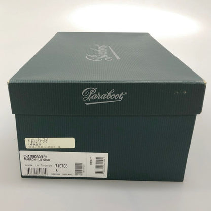 パラブーツ レザーシューズ Uチップ シャンボード リス レザー 710703 ブラウン メンズ サイズ8 Paraboot CHAMBORD ビジネスシューズ 約26.5cm【LA】【中古】