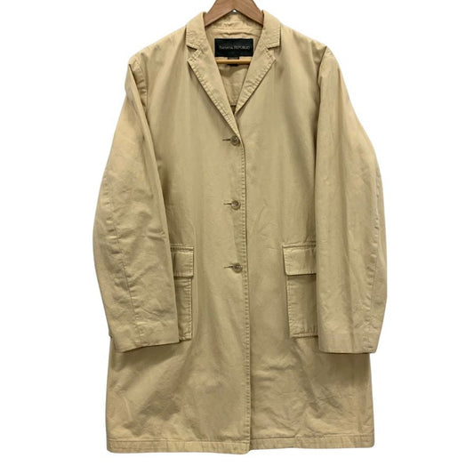 美品◆バナナリパブリック コート オールド コットン ベージュ メンズ サイズ L BANANA REPUBLIC 【AFB34】