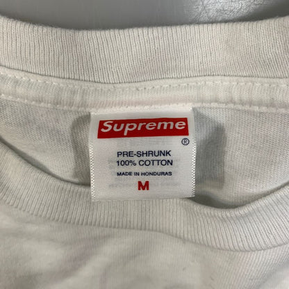 極美品◆シュプリーム 24AW Tシャツ CREST TEE ホワイト メンズ サイズM Supreme 【AFB19】