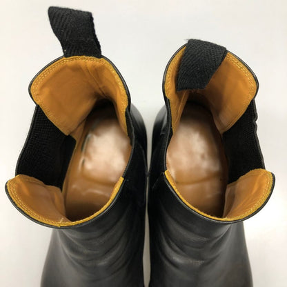 宮城興業 銀座田屋オーダー サイドゴアブーツ カーフ ブラック  サイズUK10想定 MIYAGIKOGYO 約28.5cm【AFC6】