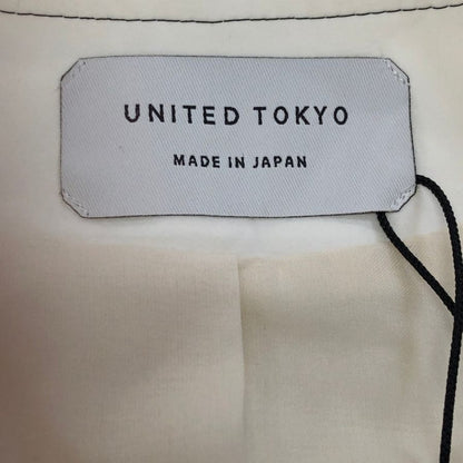 極美品◆ユナイテッドトウキョウ ベスト ホワイト レディース サイズフリー UNITED TOKYO 【AFB40】