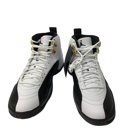 ナイキ スニーカー エアジョーダン 12 レトロ ホワイト／ブラック CT8013-117 メンズ サイズ28cm NIKE AIR JORDAN 12 RETRO 約28.0cm【YB5】