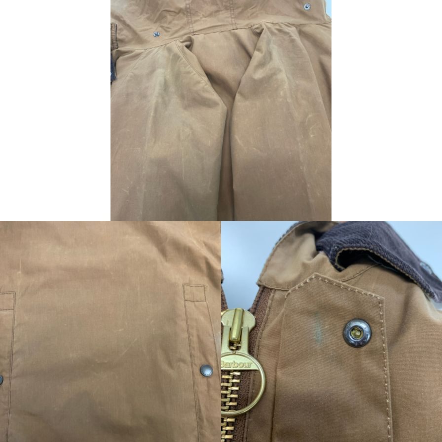 バブアー ビデイル フード  オイルド ジャケット 3ワラント メンズ サイズ38 ベージュ Barbour【LA】