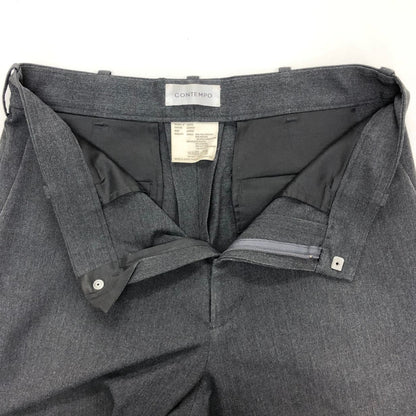 コンテンポ スラックス ウールライク グレー系 メンズ サイズL CONTEMPO 【AFB14】