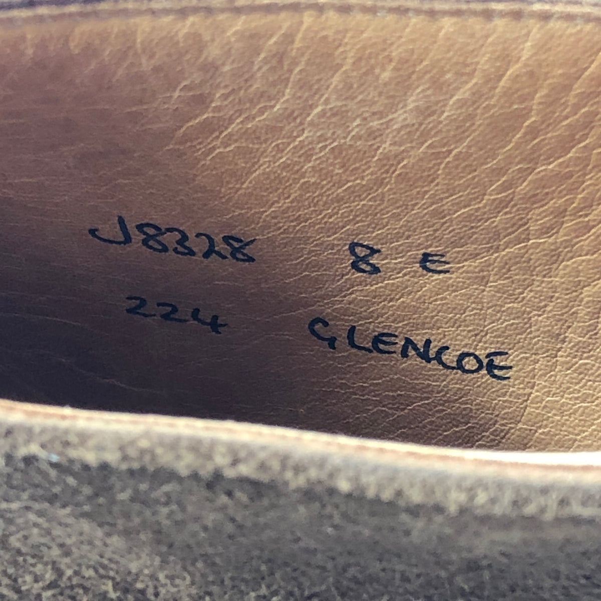 クロケット＆ジョーンズ チャッカブーツ グレンコー スエード ブラウン メンズ サイズUK8E Crockett&Jones ブーツ 約26.5cm【LA】【中古】