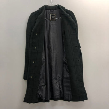 クリスチャンディオールムッシュ コート 80年代 グリーン チェック メンズ サイズ S Christian Dior MONSIEUR【LA】
