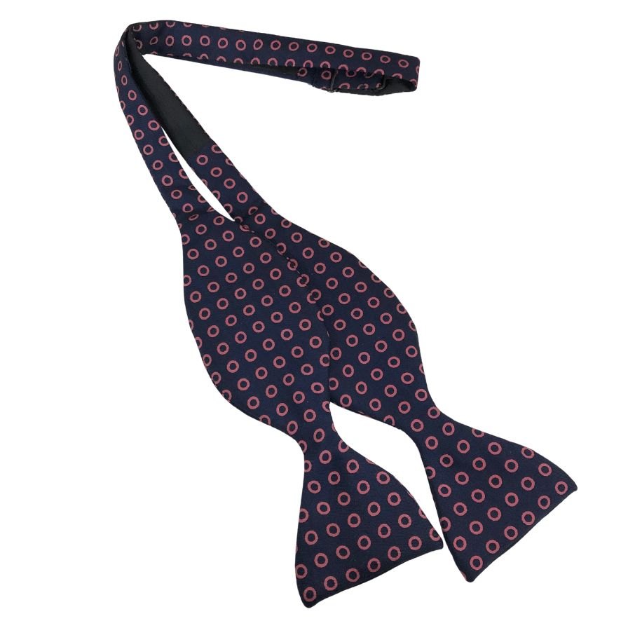 ポールスミス 蝶ネクタイ カマーバンドセット 英国製 シルク 総柄 ブルー系 Paul Smith