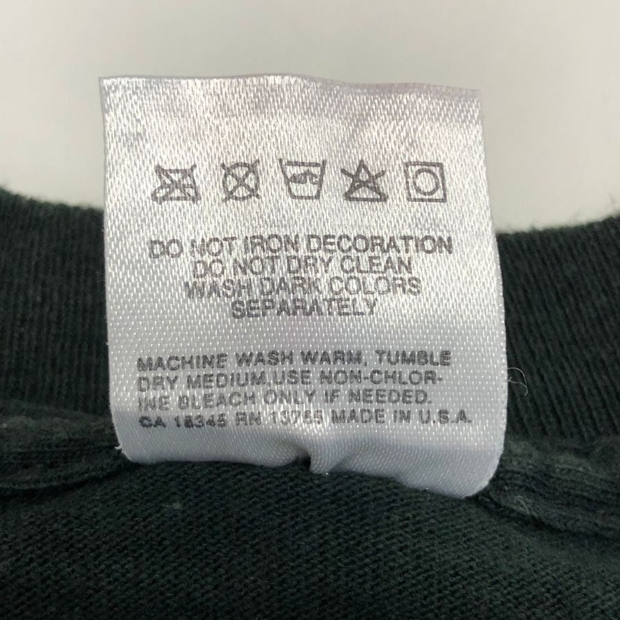 中古◆フルーツオブザルーム 半袖Tシャツ 90S ダックスフンド USA製 ブラック メンズ サイズL FRUIT OF THE LOOM 【AFB43】