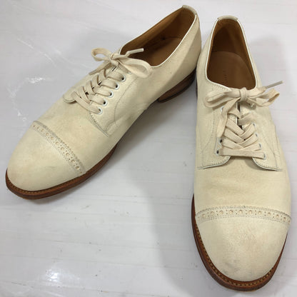 ヒロシツボウチ キャップトゥダービー ホワイトバックス サイズ6  HIROSHI TSUBOUCHI 約24.5cm【YB5】