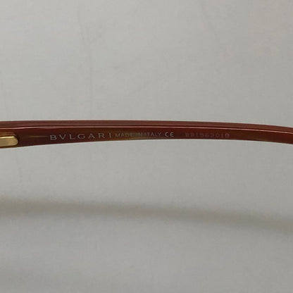ブルガリ 427 648 メガネフレーム クリアオレンジ 51□18 135 イタリア製 BVLGARI【AFI12】