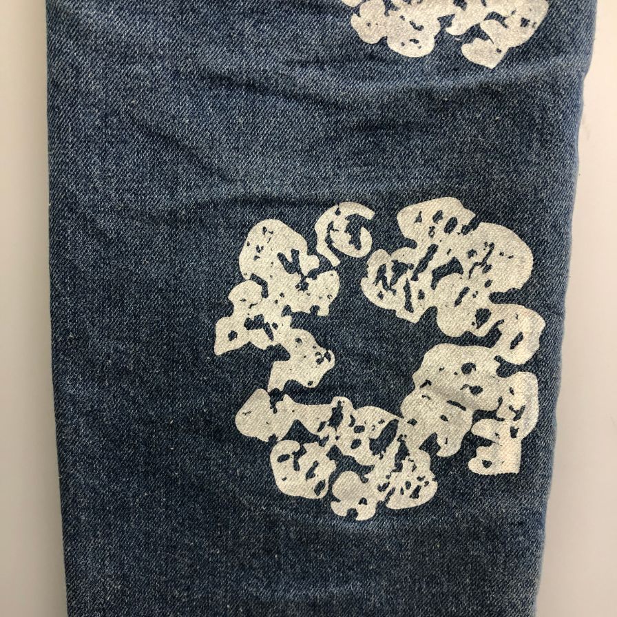 リーバイス×デニムティアーズ フラワープリント デニム メンズ サイズ30 ブルー系  Levi's Denim Tears 【AFB19】