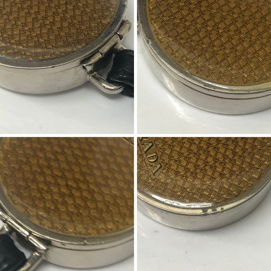 プラダ ピルケース ゴールド PRADA【AFI8】【中古】