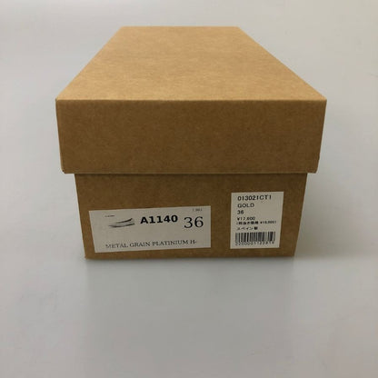 ヌキテパ パンプス ゴールド系 レディース サイズ36 ne Quittez pas 約23.0cm【AFD2】