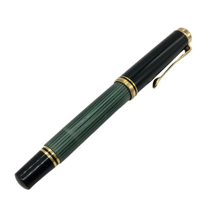 ペリカン 万年筆 14C-585 EF ストライプ  ブラック×ゴールド  PELIKAN【AFI13】