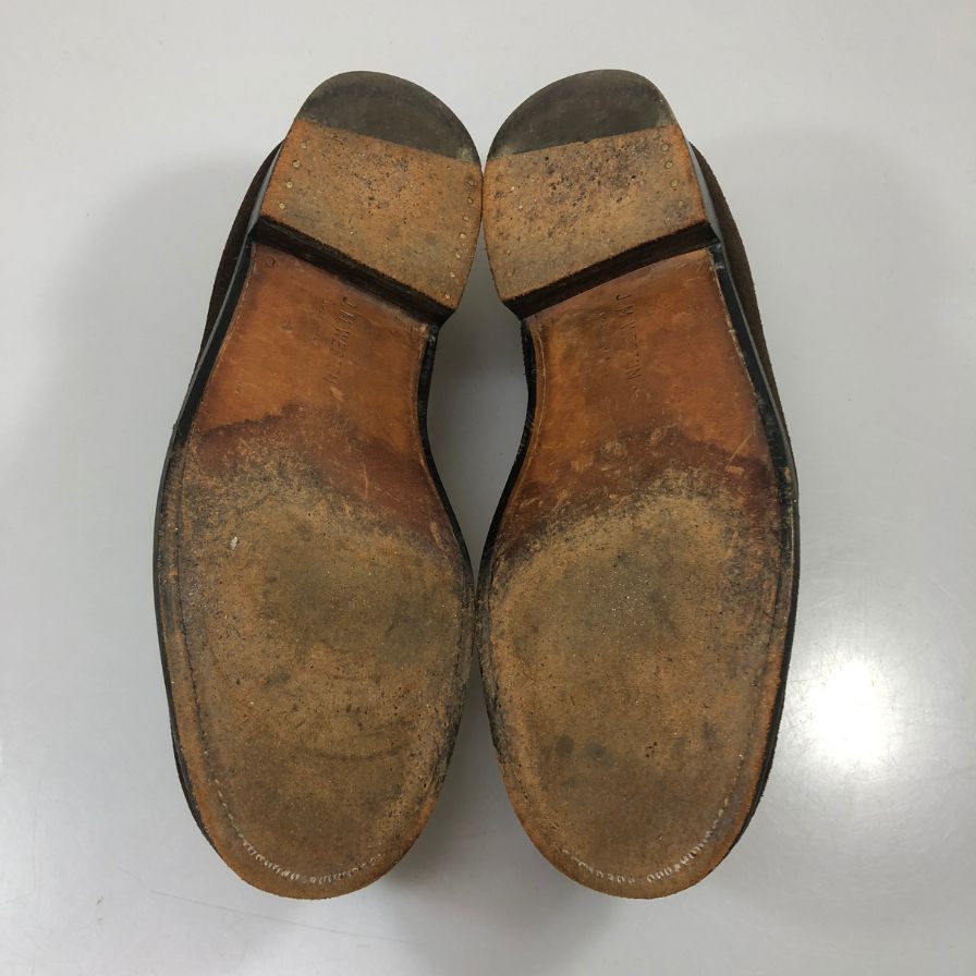 ジェイエム ウエストン ローファー スエード ブラウン系 サイズ4.5 メンズ J.M.WESTON 約24.0cm【AFC42】
