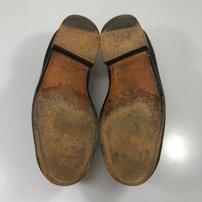 ジェイエム ウエストン ローファー スエード ブラウン系 サイズ4.5 メンズ J.M.WESTON 約24.0cm【AFC42】