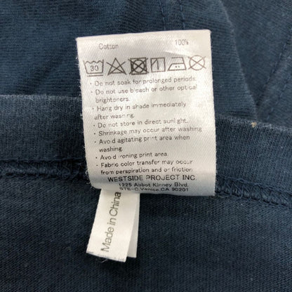 中古■クックマン バックプリントTシャツ  ネイビー メンズ  XL COOKMAN 【AFB7】