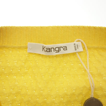 Like new ◆ Kangra T-shirt Cotton Men's Size 58 Yellow Kangra [AFB15] 