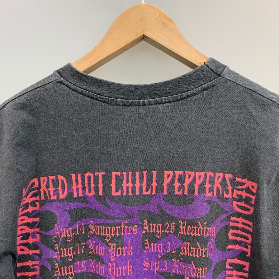 美品◆レッドホットチリペッパーズ Tシャツ GIANT社 USA製 1994 ブラック メンズ サイズXL Red Hot Chili Peppers 【AFB41】