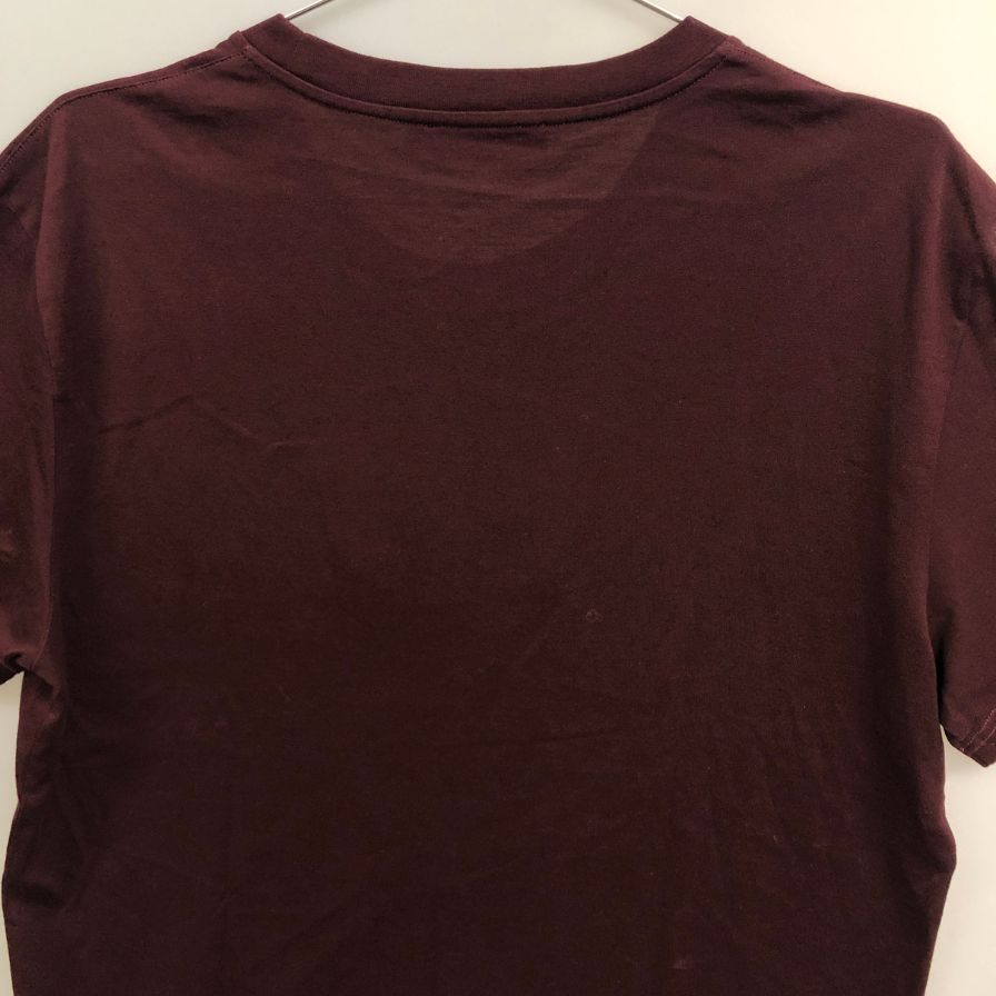 極美品◆ドルチェ＆ガッバーナ 半袖Tシャツ ロゴ ボルドー メンズ サイズ46 DOLCE＆GABBANA 【AFB3】
