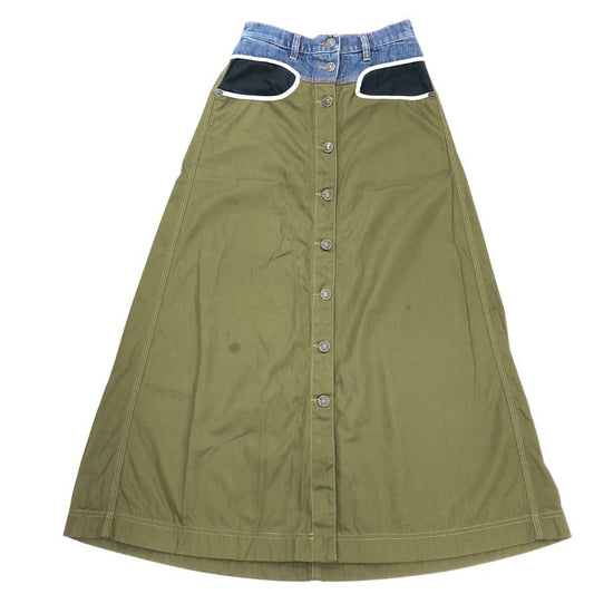 ディーゼル ロングスカート デニム切替 レディース サイズ23 DIESEL【AFB8】