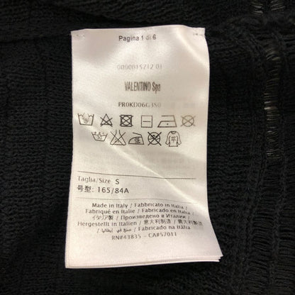 美品◆レッドヴァレンティノ ロングワンピース ニット レディース サイズ  S ブラック RED VALENTINO 【AFB20】